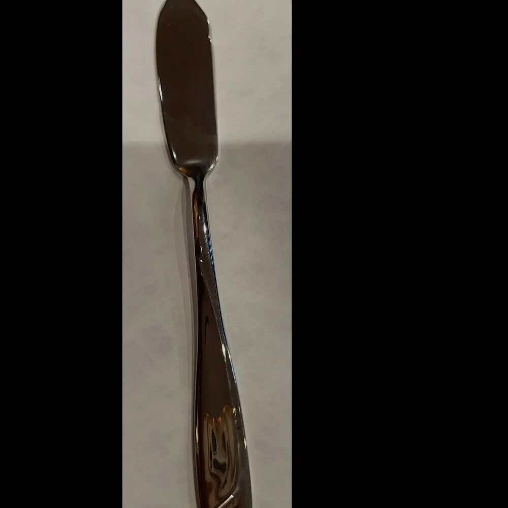 Pfaltzgraff Echo NEW Flatware Cold Meat Fork and master butter knifed 2 pc
